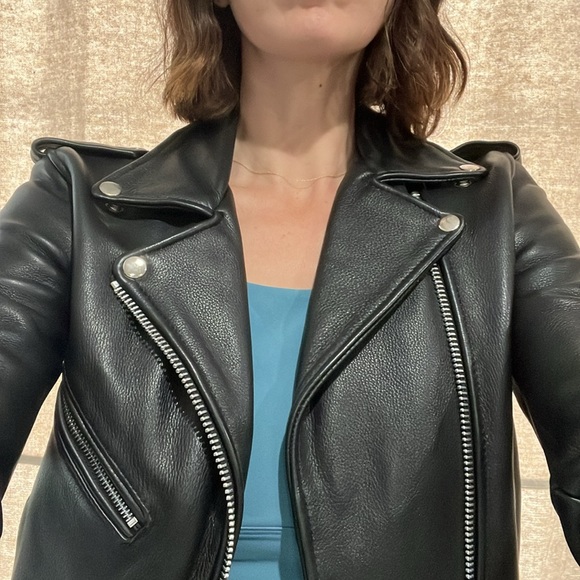 Understated easy rider leather jacket xs NWOT - Picture 7 of 8